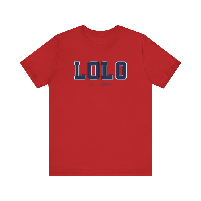 Lolo Established 2024 Tee Shirt - Personalized Grandfather Gift - Celebratory Grandpa T-Shirt - Custom Lolo New Grandfather Present