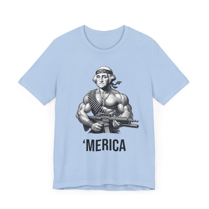 Merica George Washington Shirt, Funny 4th of July T-Shirt, Perfect Independence Day Tee, American, George Washington, July 4th Gift, Awesome