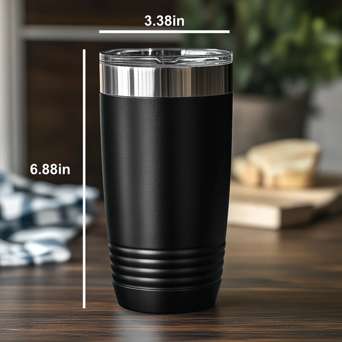 Funny Reporter Gifts from Men to Best Reporter on Mother's Day - 'World's Greatest Reporter' Tumbler, 20oz/30oz Vacuum-Insulated Stainless Steel/ Powder Coating, Black - Additional
