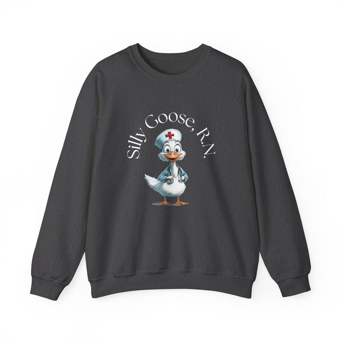 Silly Goose RN Sweatshirt, Registered Nurse Shirt, Nurse Gift, Nurse Shirt, Funny Shirt, Funny Goose Shirt,Funny Gift, Gag Gift, Nurse Day