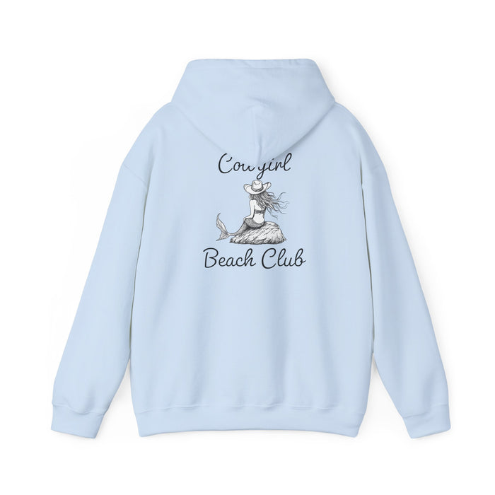 Cowgirl Beach Club Sweatshirt, Coastal Cowgirl Hoodie, Mermaidcore Clothing, Trendy Beach Shirt, Western Style, Ocean Inspired