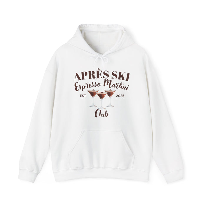 Apres Ski Espresso Martini Club Hoodie Apres Ski Sweatshirt Apres Ski Bachelorette Apres Ski Sweater Apres Ski Girls Club Colorado Shirt