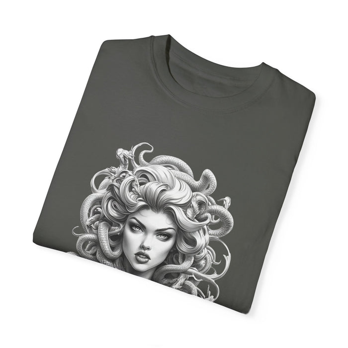 Justifiably Angry, Medusa T-Shirt, Greek Mythology Tee for Feminist Rage, Female Empowerment, Anti-Trump Tee Shirt, Democracy, Resistance