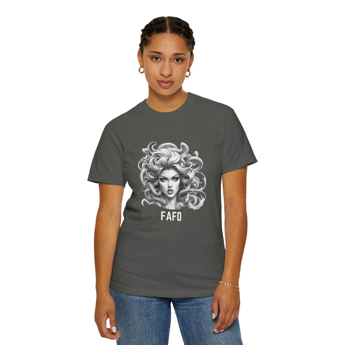 Fuck Around Find Out, Medusa T-Shirt, Greek Mythology Tee for Feminist Rage, Female Empowerment, Anti-Trump Tee Shirt, Democray, Resistance
