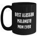 Best Alaskan Malamute Mom Ever - Funny Black Coffee Mug 11oz or 15oz - Gifts for Alaskan Malamute Dog Lovers from Son, Daughter on Father's Day Unique Gifts - Main