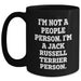 Funny Jack Russell Terrier Dog Gifts for Men - I'm Not A People Person. I'm A Jack Russell Terrier Person. Black Coffee Mug, Father's Day Unique Gifts from Family to Friends - Main