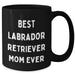 Funny Labrador Retriever Mom Ever Black Coffee Mug - Unique Father's Day Unique Gifts for Labrador Retriever Dog Mom from Kids or Husband - 11oz 15oz Dishwasher Microwave Safe - Additional