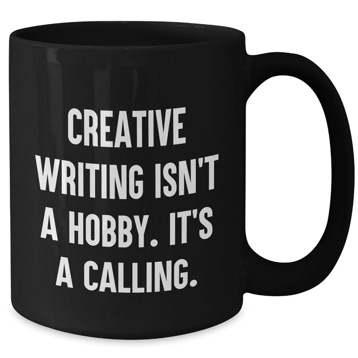 Creative Writing Quotes Gifts for Her, Funny Quote Mama's Calling, Black Coffee Mug, 11oz or 15oz, Microwave and Dishwasher Safe, Gifts from Family for Mother's Day - Additional