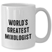 World's Greatest Mixologist Funny Quote Gifts for Mixologists White Coffee Mug, Perfect for Father's Day Unique Gifts from Family to Friends - Additional
