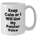 Funny Painter Gifts from Men - Keep Calm Or I Will Use My Painter Voice White Coffee Mug for Painter, Mother's Day Unique Gifts - Additional