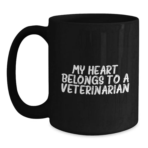 Funny Veterinarian Gifts from Friends - My Heart Belongs To A Veterinarian Birthday Unique Gift for Veterinarian Men and Women - Main