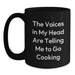 Funny Cooking Quote Black Coffee Mug Gifts for Men Women Friends Coworkers Family Birthday Unique Ideas from Friends and Family - Main