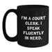 Court Clerk Gifts from Friends, Funny Court Clerk Coffee Mug, Unique Christmas Unique Gifts for Court Clerks - Main