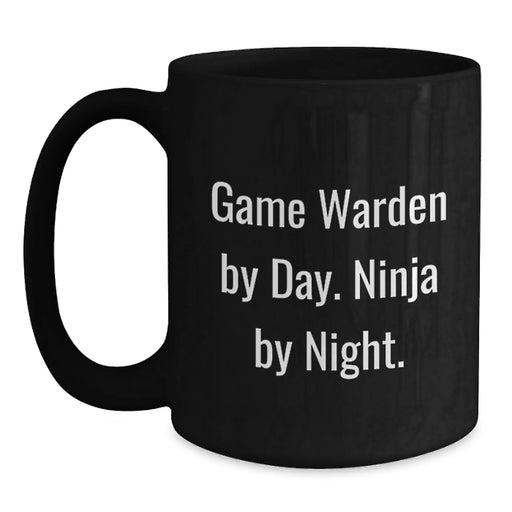 Game Warden Ninja Coffee Mug Gifts from Friends, Birthday Unique Gifts for Game Wardens - Main