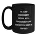 Funny Law Enforcement Officer Gifts from Family for Christmas Unique Mugs - I'm A Law Enforcement Officer. Not A Magician But I Can See Why You Might Be Confused. Black Coffee Mugs - Main