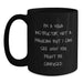 Funny Yoga Instructor Gifts from Friends, Unique Black Coffee Mug for Yoga Instructor, Christmas Unique Gifts - Main