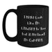 Funny Camping Gifts from Men to Friends - Black Coffee Mug for Camping Enthusiasts, Inspirational, Unique Christmas Unique Gifts - Main