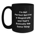 Funny Magistrate Coffee Mug Gifts from Friends for Graduation, 'I'm Not Perfect...' - Main
