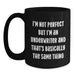 Funny Gift for the Underwriter, Underwriter Humor, Birthday Unique Gifts from Friends, Black Coffee Mug, I'm Not Perfect But I'm An Underwriter And That's Basically The Same Thing - Main