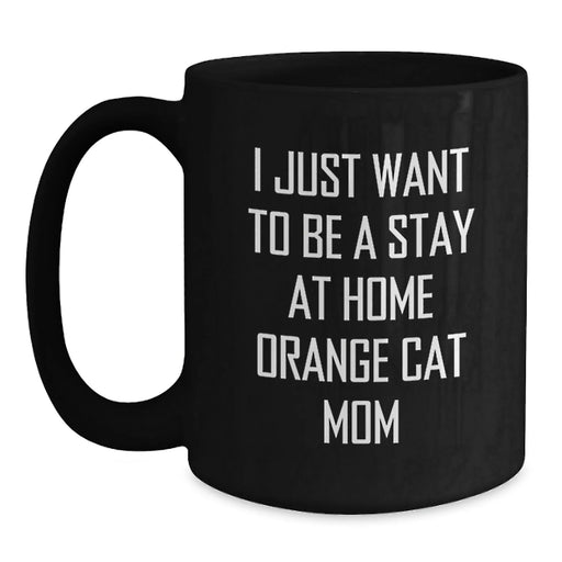 Funny Orange Cat Mom Gifts for Him Her Friends Family Unique Birthday Present from Mom Dad - Main