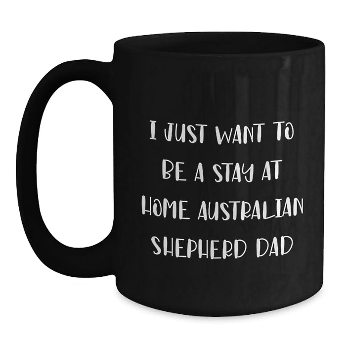 Funny Australian Shepherd Dog Christmas Unique Gifts from Men to Australian Shepherd Dog Dad - Main