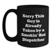 Funny Dispatcher Gifts, Smokin' Hot Birthday Unique Mugs, Gifts for Men from Friends - Main