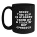 Funny Operator Gifts for Men, Smokin' Hot Operator Christmas Unique Mugs, Black Coffee Mug Gifts from Friends and Family - Main