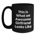 Funny Sweetheart Black Coffee Mug Gifts from Men to Sweetheart This Is What An Awesome Sweetheart Looks Like Birthday Unique Gifts for Sweetheart - Main