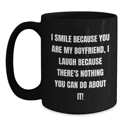 Funny Sweetheart Gifts, I Smile Because You Are My Sweetheart, Unique Birthday Mug from Friends to Sweetheart - Main
