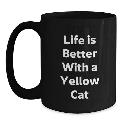 Funny Yellow Cat Gifts from Friends for Yellow Cat Lovers Birthday Unique - Main