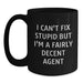 Funny Agent Black Coffee Mugs for Birthday Unique Gifts from Friends to Agent Coworkers - Main