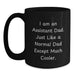 Funny Assistant Gifts - I Am An Assistant Dad - Black Coffee Mug for Assistant on Birthday Unique Gifts from Family - Main