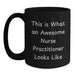 Funny Nurse Practitioner Gifts from Friends, Unique Christmas Unique Gifts for Nurse Practitioner, Awesome Nurse Practitioner Coffee Mug - Main