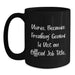 Funny Nurse Gifts from Friends, Black Coffee Mug, 'Nurse. Because Freaking' genius Is Not An Official Job Title.' - Main