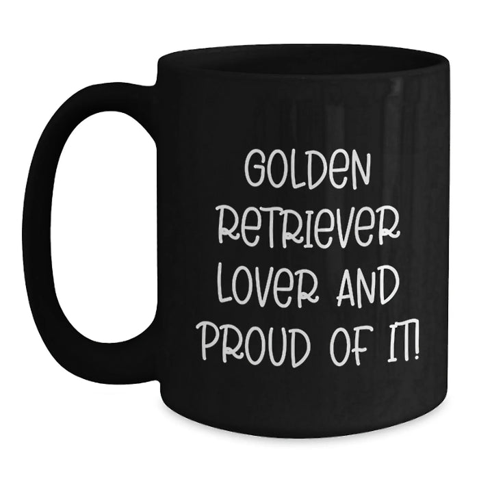 Funny Golden Retriever Lover Gifts from Mom for Women on Birthday Unique Mug - Main
