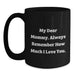 Funny Mommy Gifts from Men or Women, Black Coffee Mug Perfect for Mommy, Christmas Unique Gifts - Main