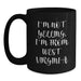 West Virginia Enthusiast Gifts from Friends for Men and Women, Funny Black Coffee Mug, Birthday Unique - Main