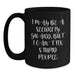 Funny Security Guard Gifts for Him - I May Be A Security Guard, Black Coffee Mug, Birthday Unique - Main