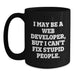 Funny Web Developer Gifts from Friends and Family for Christmas Unique Black Coffee Mug - Main