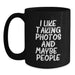 Funny Taking Photos Gifts for Men from Friends - Black Coffee Mug, Unique Christmas Memorable Presents for Taking Photos Lover, 11oz or 15oz - Main