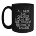 Funny Teacher Mugs Gifts from Men to Their Favorite Educators, Unique Christmas Unique Gifts for Teacher, Black Coffee Mug with 'All Men Are Created Equal But The Coolest Become A Teacher' Quote - Main