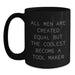 Funny Tool Maker Quote Gifts for Men from Coworkers - 11oz or 15oz Black Ceramic Coffee Mug - Main