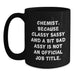 Funny Chemist Black Coffee Mugs Gifts from Friends and Family for Christmas Unique Presents - Main