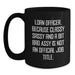 Funny Loan Officer Gifts from Men to Friends, Loan Officer Valentine's Unique Gifts, Black Coffee Mug with 'Loan Officer. Because Classy Sassy And A Bit Fearlessy Is Not An Official Job Title.' Quote - Main
