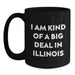 Funny Illinois Gifts from Friends - I Am Kind Of A Prime Selection In Illinois Black Coffee Mug for Illinois Graduation Unique Gifts - Main