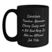 Funny Substitute Teacher Christmas Unique Gifts from Friends and Family - Classy Sassy And A Bit Fearlessy Mug, Black Coffee Mug for Substitute Teacher, Unique Holiday Gift - Main