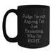 Funny Judge Gifts for Men, Inspirational Judge Mugs, Black Coffee Mug with Christmas Unique Gifts from Friends - Main