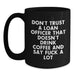 Funny Christmas Unique Gifts for Loan Officer Friends and Coworkers - Black Coffee Mug - Don't Trust A Loan Officer - Main