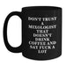 Funny Mixologist Gifts for Her, Black Coffee Mug, Mother's Day Unique Gifts from Men, Unique Black Coffee Mugs for Mixologist - Main