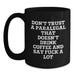 Funny Paralegal Gifts, Black Coffee Mug for Paralegal, Don't Trust A Paralegal That Doesn't Drink Coffee And Say F--k A Lot, Gifts from Men to Paralegal Colleagues, Mother's Day Unique Gifts - Main